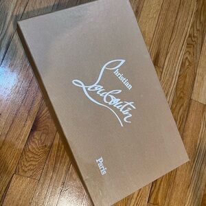 Christian Louboutin Tan Loafers & Slip-Ons